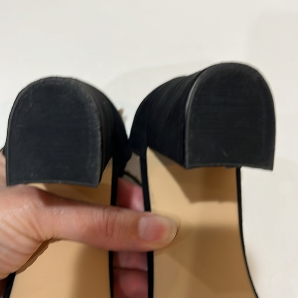 Madden Girl “Beella” open toe stacked heel pumps - Picture 5 of 6